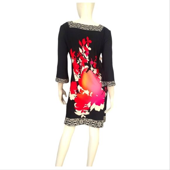 Sandra Darren Black Shift Dress size 10 - Picture 5 of 6